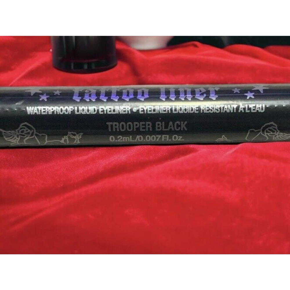 Kat Von D TATTOO LINER + LOCK-IT Setting Powder + STUDDED KISS Creme Lipstick - Picture 3 of 5